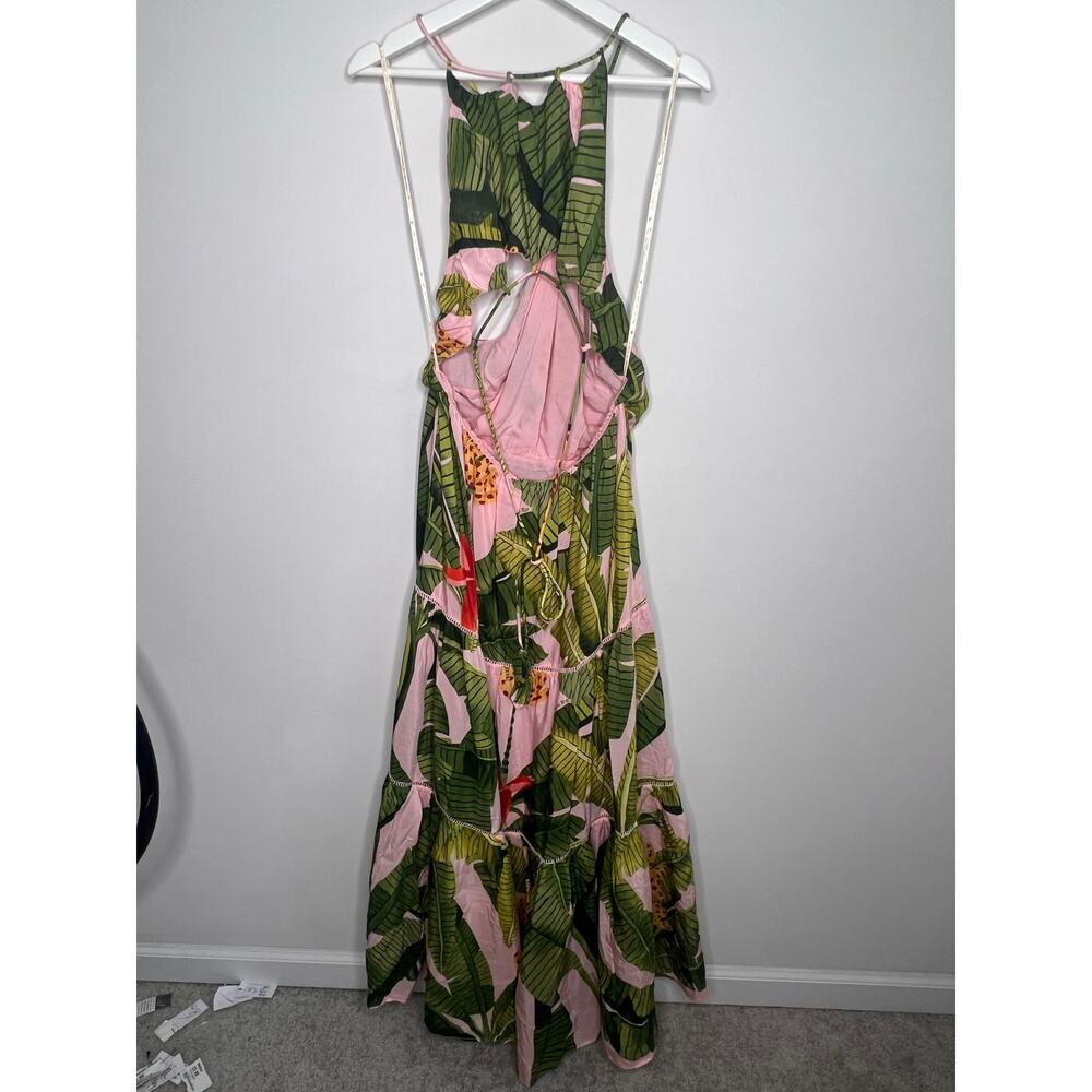 FARM Rio Tropical Print Maxi Dress - Pink and Green - Picture 13 of 15